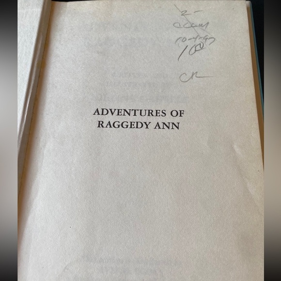 VINTAGE 1979 Adventures of Raggedy Ann Children’s Book - Picture 4 of 12
